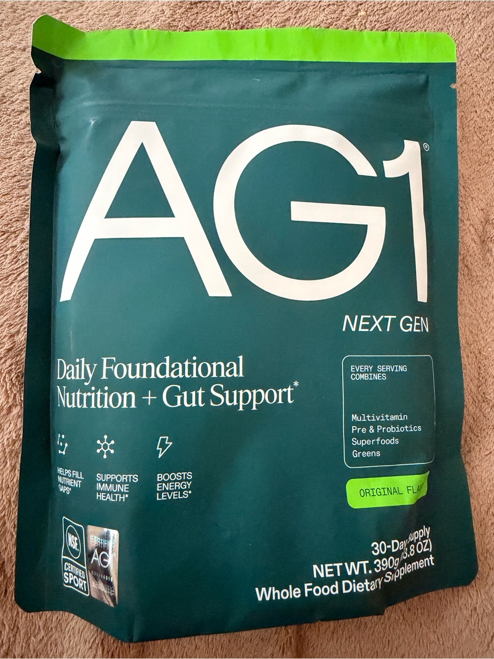 AG1 Next Gen Greens 30 day supply